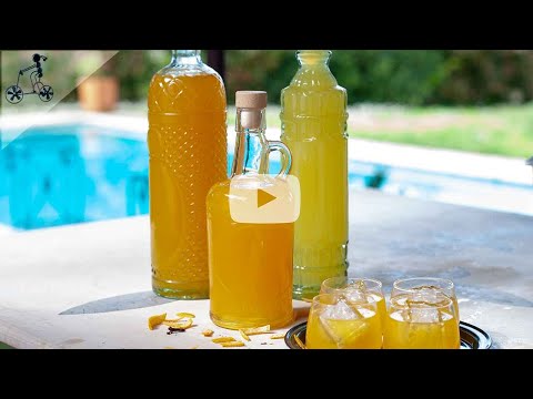 Homemade Orange Liqueur Curacao