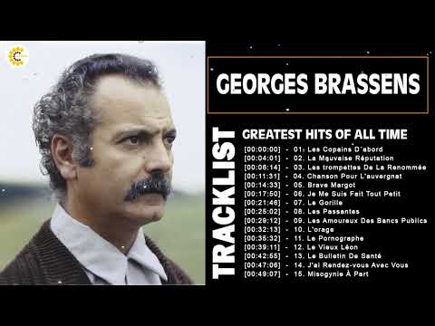 Georges Brassens Best of Full Album  - Chansons de Georges Brassens 2022