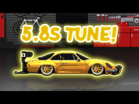 I made the FASTEST CAR in PIXEL CAR RACER! - YouTube