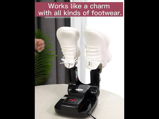 Vídeo relacionado con Scienbeauty Secador de Zapatos Eléctrico Ozono, 200W Caliente Secador de Botas Rápido Calentador Rápido con Ventilador y Temporizador para Botas de Esquí, Guantes, Calcetines