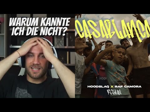 Das erste mal HOODBLAQ hören! 🤯 HOODBLAQ x RAF CAMORA - CASABLANCA - Reaction
