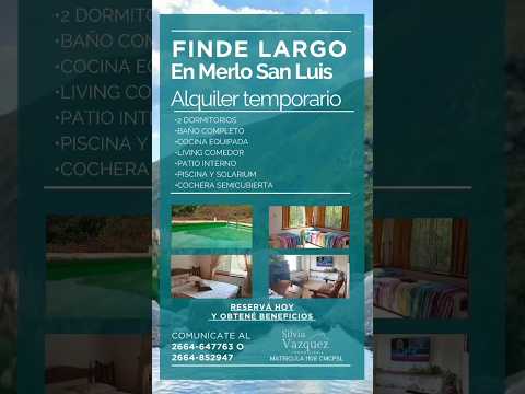 Reserva hoy en la Villa de Merlo y disfruta de una escapada de 4 días en Marzo 2026!