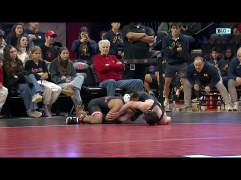 141 lbs: Michigan's Dylan Ragusin vs. Rutgers' Mason Gibson | Michigan Wrestling