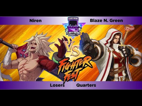 Flynn's Fighter Fest Season 4 Losers Quarters- Niren (Berseker)Vs Blaze N. Green (Crusader) DNF Duel