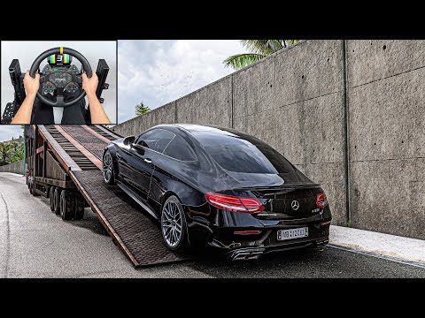 Mercedes C63 AMG | Forza Horizon 5 | Steering Wheel Gameplay