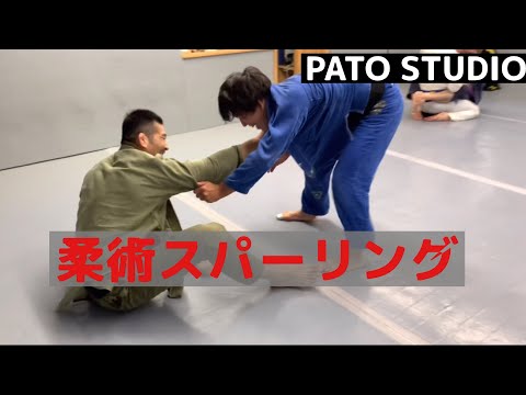 柔術スパーリング　 (中村大vs野村)