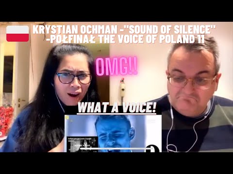 🇩🇰NielsensTv REACTS TO Krystian Ochman -"Sound of silence" -Półfinał The Voice of Poland 11😱👏