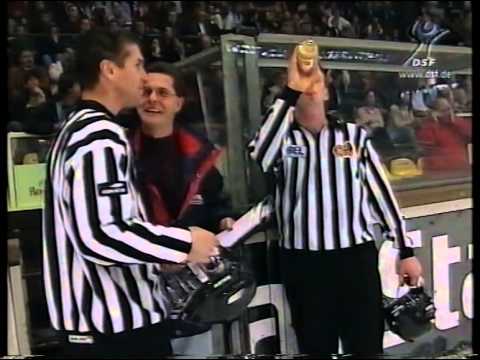 DEL 97-98 SF3 Frankfurt - Mannheim 2-3 SO - DSF Sport Report