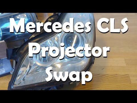 Mercedes CLS 2005-2009 projector swap / Hella AFS headlights