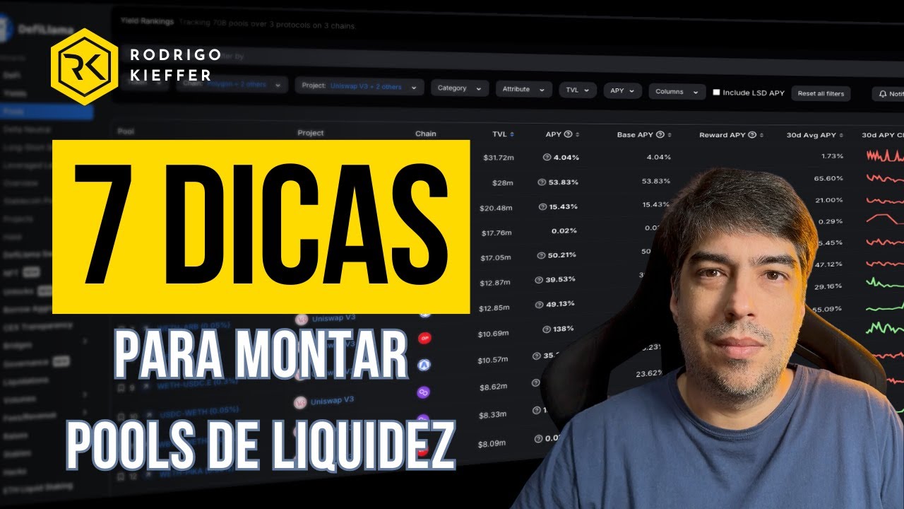 7 Regras básicas para montar POOLS DE LIQUIDEZ | DeFi Renda Passiva