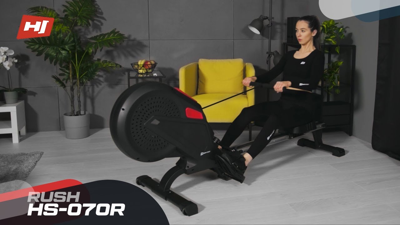 Гребной тренажер воздушный Hop-Sport HS-070R Rush