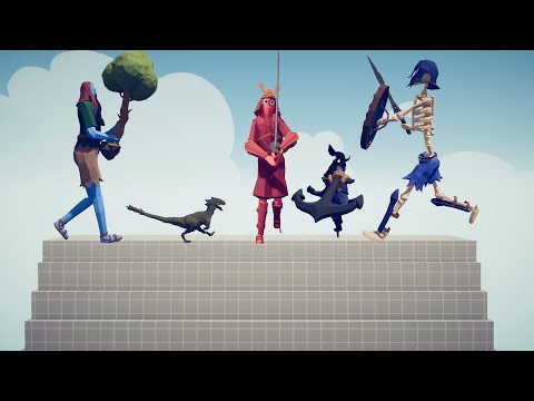 GIANT SAMURAI  vs 10x EVERY UNIT - Totally Accurate Battle Simulator TABS #1