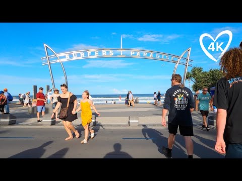 PUMP IT! Virtual Bike Fitness Tour 🚴 Surfers Paradise to Southport Gold Coast Australia - Treadmill
