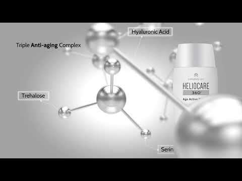 Video Heliocare 360 Age Active Fluid Sunscreen SPF50 50ml