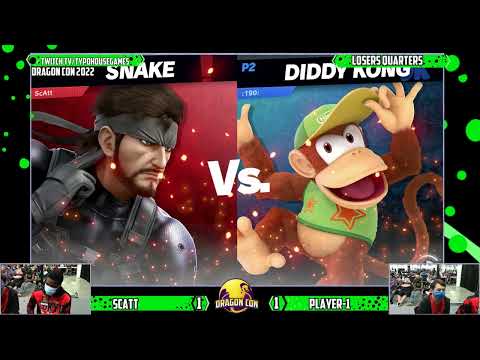 Dragon Con 2022 - ScAtt(Snake) Vs Player-1(Diddy) - Losers Quarters