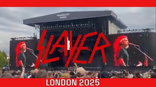 SLAYER Angle Of Death 06/07/25 Finsbury park #rock #music