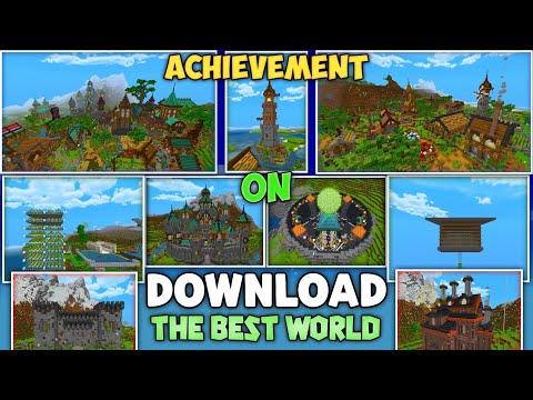 Download The Best WORLD For MINECRAFT PE 1.20 😍||