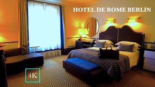 LHW Forbes 5 Star Hotel De Rome | Deluxe Room Tour 4k | Berlin Germany | A Rocco Forte Hotels