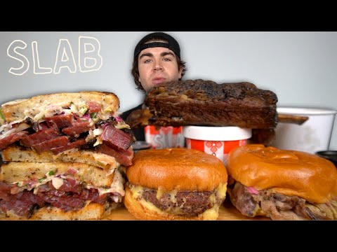 HUGE Pastrami Sandwich, CHEESE Sauce Burger, GIANT...