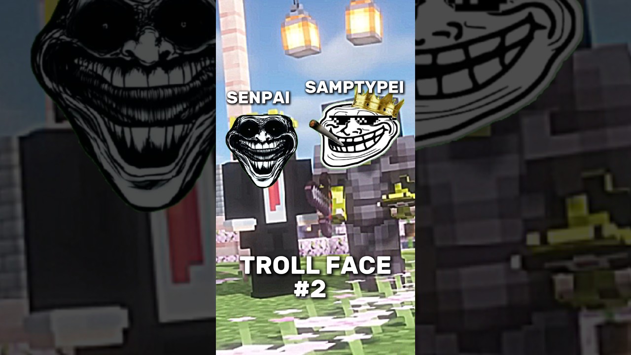 TROLL FACE of @SenpaiSpider 💀☠️|| Ft. @YesSmartyPie #trending #shorts