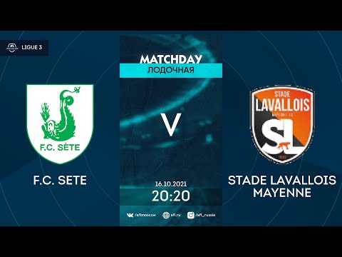 AFL21. France. Ligue 3. Day 12. F.C. Sete - Stade Lavallois Mayenne