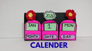 Desk Calender  | Easy Paper Craft Calendar | DIY Calendar|mini calendar | Paper Craft for Beginners