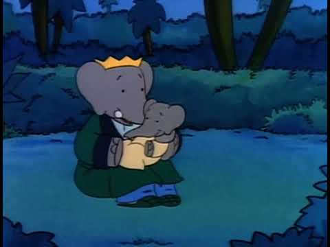 Babar (1989 series) - Babar talks to the Old King