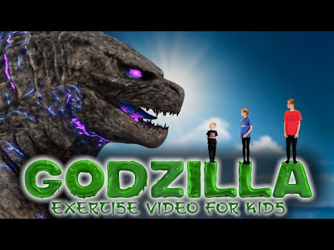 Godzilla  |  Exercise Video For Kids |  King Kong  |  PE Bowman  |  Gojira ゴジラ
