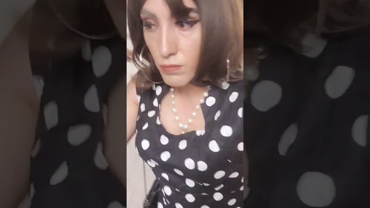 caught crossdressing as housewife in hallway #mtf #highheels #housewife