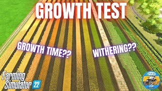 HOW LONG UNTIL CROPS GROW AND WITHER?? - Farming Simulator 22