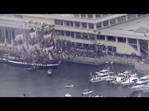 Gasparilla pirate ship at convention center