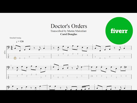 Carol Douglas - Doctor's Orders (bass tab)