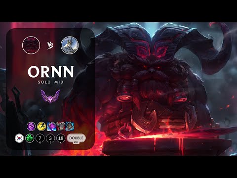 Ornn Mid vs Galio - KR Master Patch 14.6
