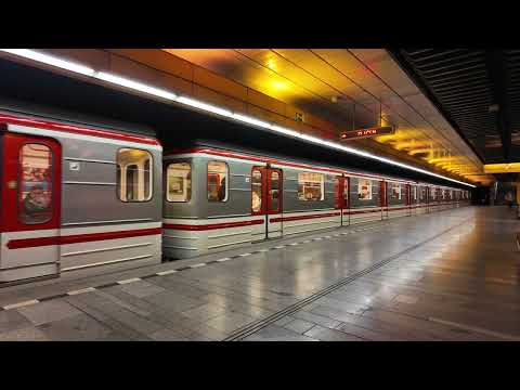Czech Republic, Prague, metro ride from Radlická to Jinonice