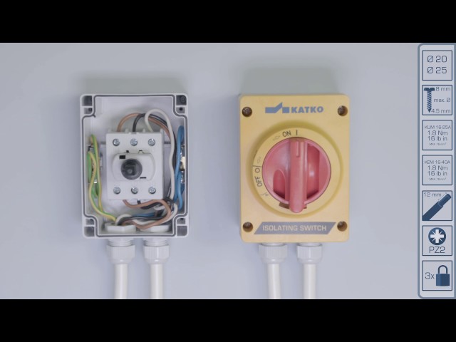 katko Safety switch kem 316 3x16a 400v 7,5kw