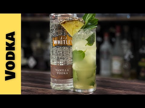 Easy Vodka Cocktail Recipes - VANILLA VODKA and PINEAPPLE MOJITO