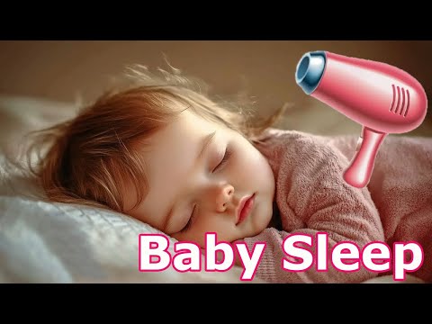 120min Baby Fön Geräusch | Weißes Rauschen zum schnellen Einschlafen für Babys