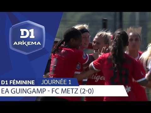J1 : EA Guingamp - FC Metz (2-0) / D1 Arkema