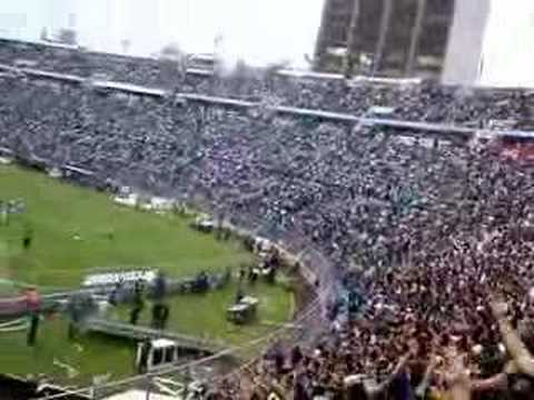 "cruz azul VS PUMAS LA REBEL ESTADIO AZUL (Y ORO)" Barra: La Rebel • Club: Pumas