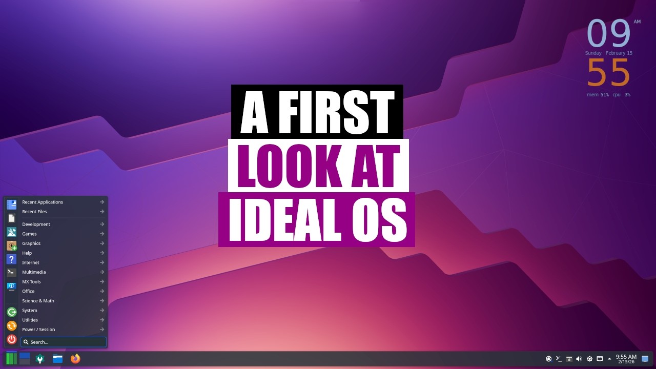 A Quick First Look AT iDeal OS
