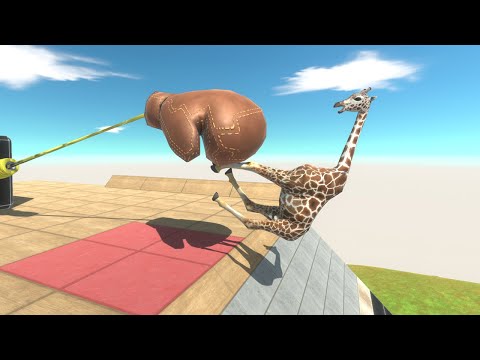 Giant BOXING GLOVE & Landmines vs Every Unit - Animal Revolt Battle Simulator