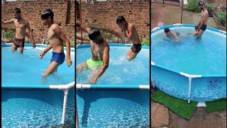 Intex 10x30 Metal frame Outdoor Swimming Pool 🏊 // Unboxing & Review 🔥