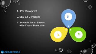 BLE 5.1 蓝牙低能iBeacon Eddystone IP67防水信标
