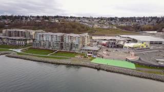 Tacoma Point Ruston Waterfront Family Fun Aerial 4K UHD