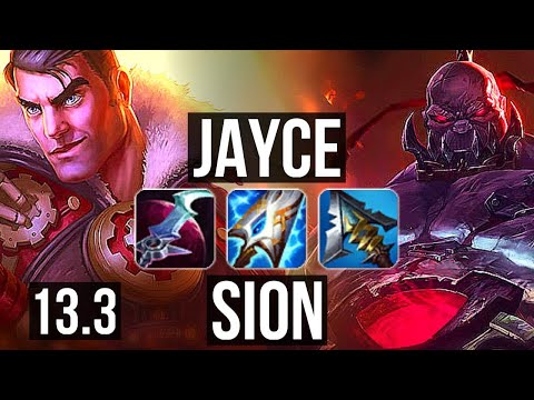 JAYCE vs SION (TOP) | Rank 3 Jayce, Rank 8, 6/3/13 | EUW Challenger | 13.3