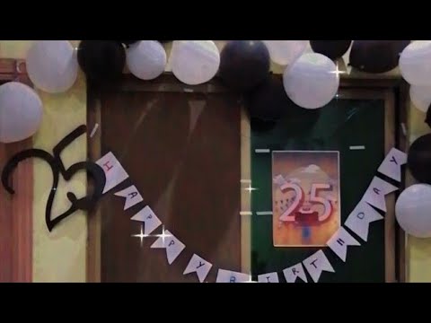 Black and white birthday decorations |DIY |Homemade || 25th birthday of elder brother|| 3rd july