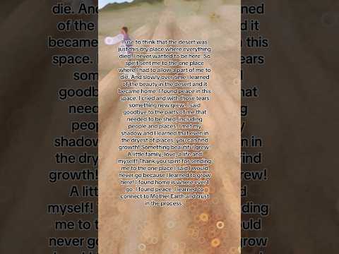 Finding healing in the desert! #healingjourney #222 #shaman