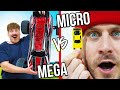 MEGA Vs Micro RC Cars BUILD CHALLENGE