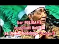 Download Lagu KH Maimoen Zubair- ber POLIGAMI dengan alasan mengikuti Nabi itu se Bodoh-bodohnya Orang,,!! Mp3 Free