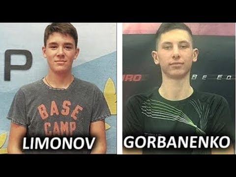 часть 1 Лимонов - Горбаненко / Limonov - Gorbanenko чемпионат Украины юниоры полуфинал 2019-11